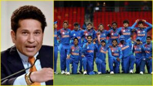 sachin on womens india team performance