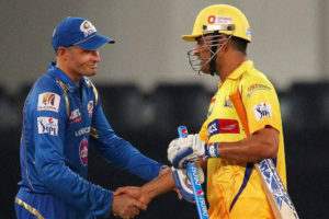 Michael Hussey and MS Dhoni