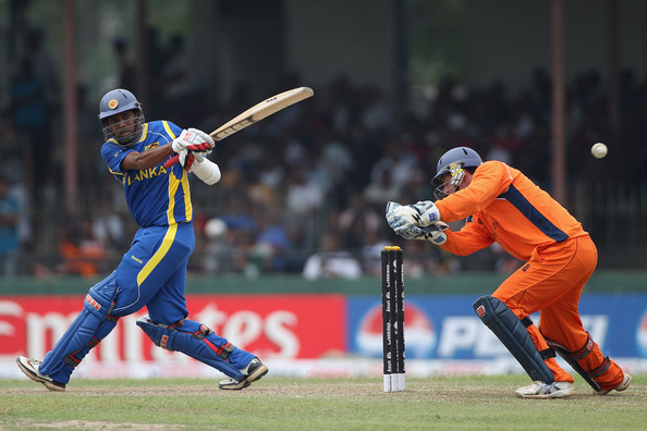 Sri Lanka 443-9 against the Netherlands in 2006