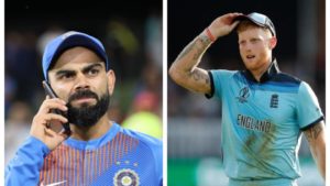 Virat Kohli and Ben Stokes