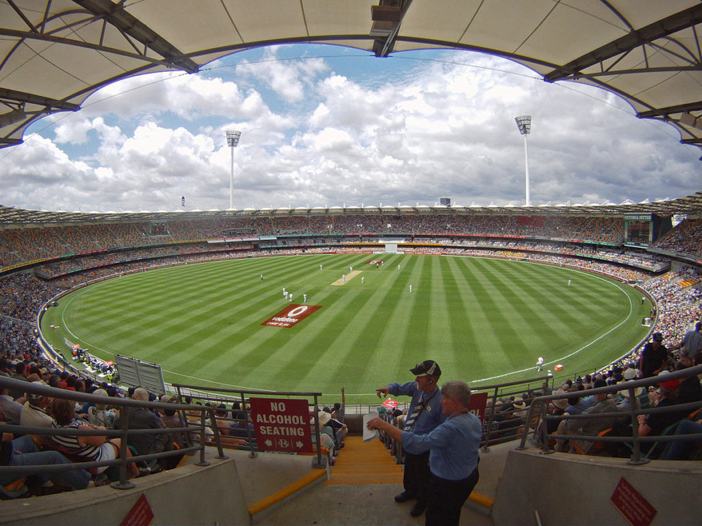 brisbane cricket stadium in Australia