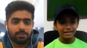 Babar Azam holds video call with an eight-year-old fan, also shares batting tips