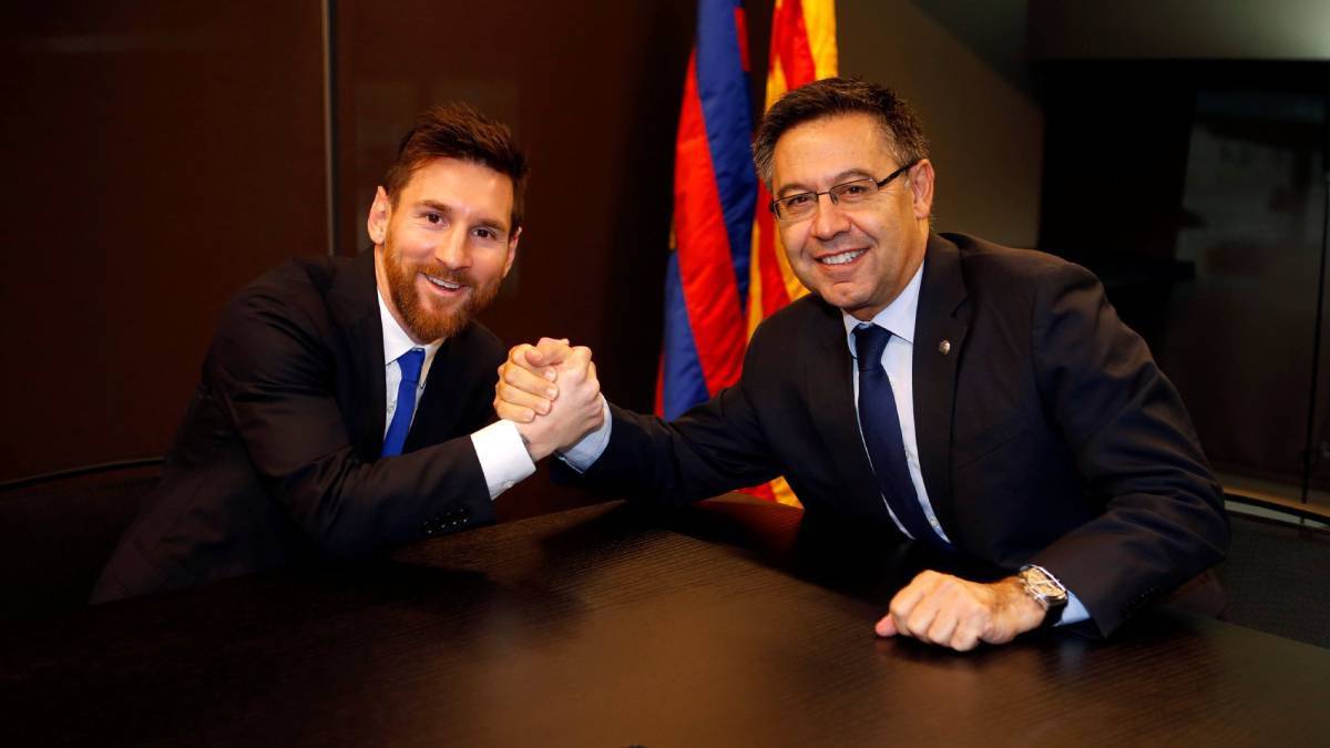 Barcelona obligated in renewing Messi's contract- Club President