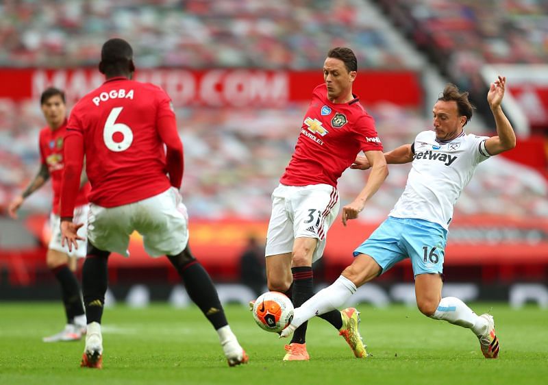 Manchester United draw against West Ham 1-1 in the Premier League