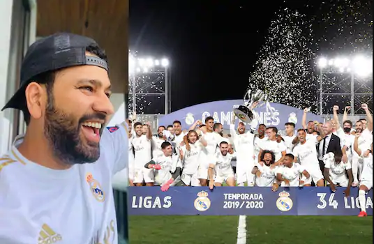 Rohit Sharma congratulates Real Madrid on becoming La Liga Champions