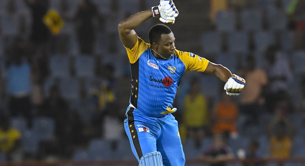 Kieron Pollard in CPL