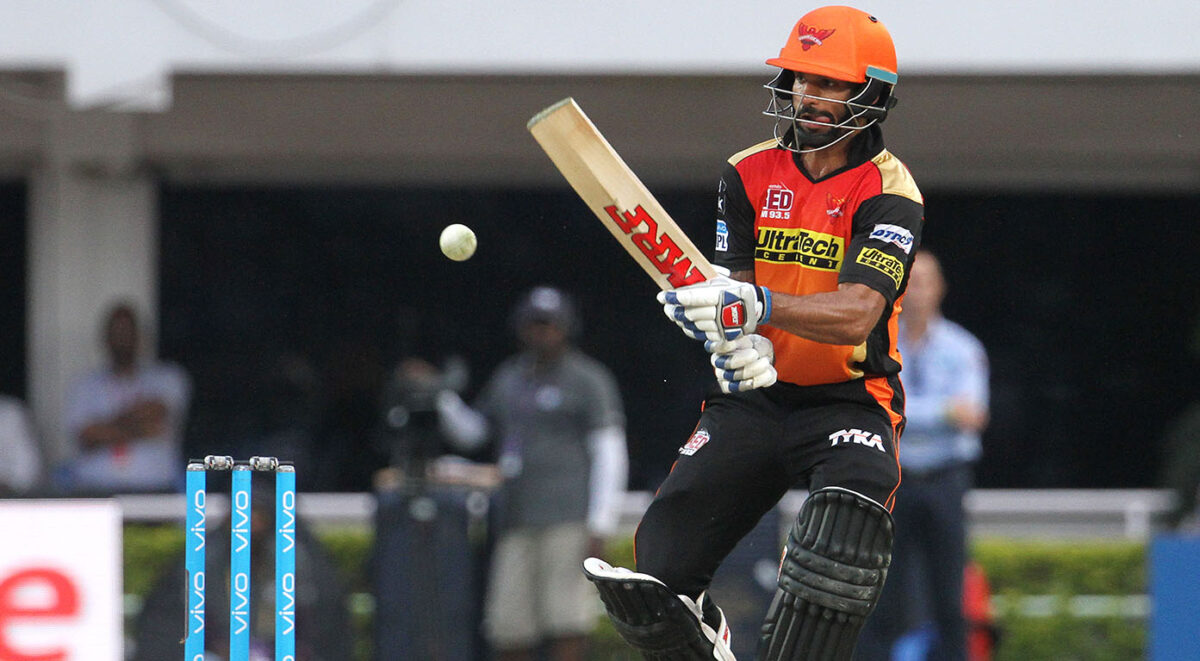 dhawan srh, most fours at Hyderabad Stadium in IPL