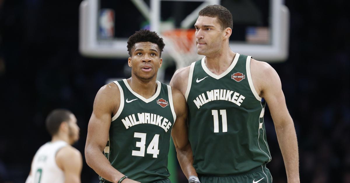 Brook Lopez and Giannis