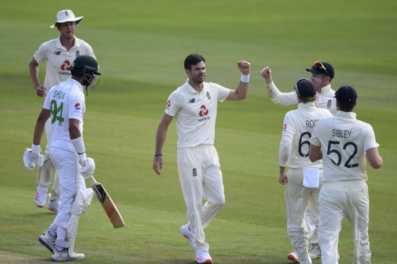 England vs Pakistan 2nd test James Anderson helps restrict Pakistan