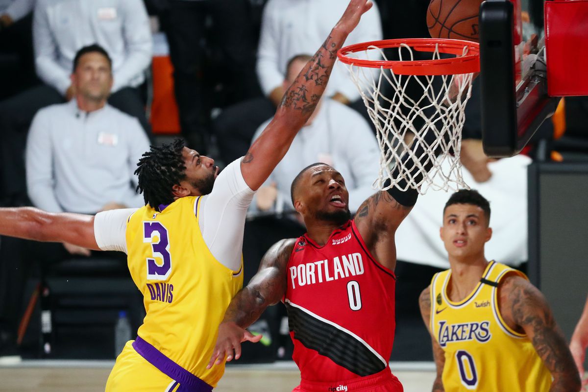 La Lakers vs Portland Trail Blazers