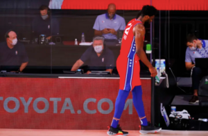 Philadelphia 76ers' Joel Embiid ruled out due to ankle injury