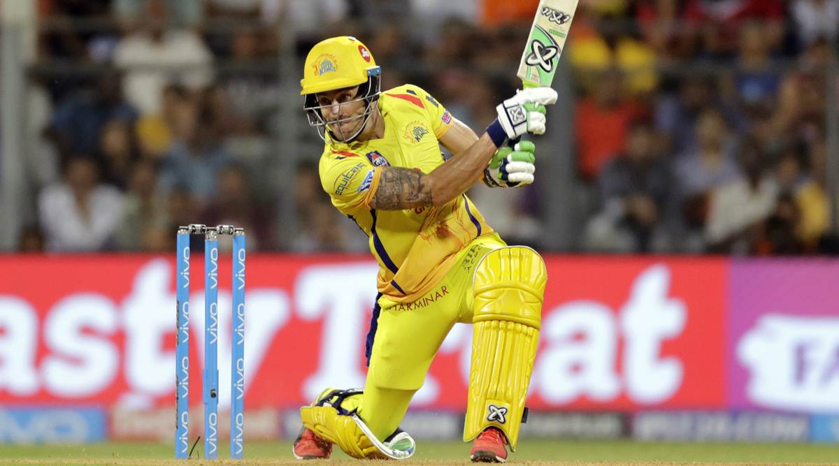 Chennai Super Kings' Faf du Plessis 