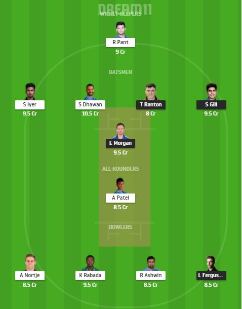 KKR vs DC