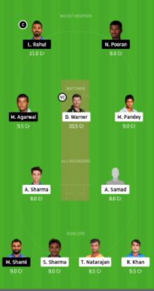 SRH vs KXIP