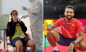 Saina Nehwal and H S Prannoy