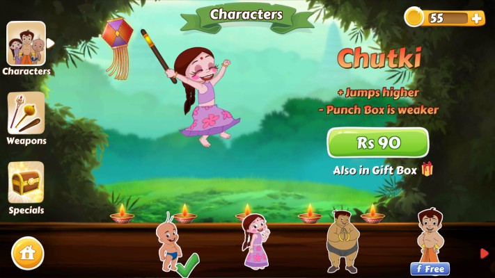 Chhota Bheem” mobile game launched on Jio Platform is becoming favourite  among Kids -