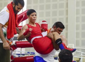 Mary kom injured