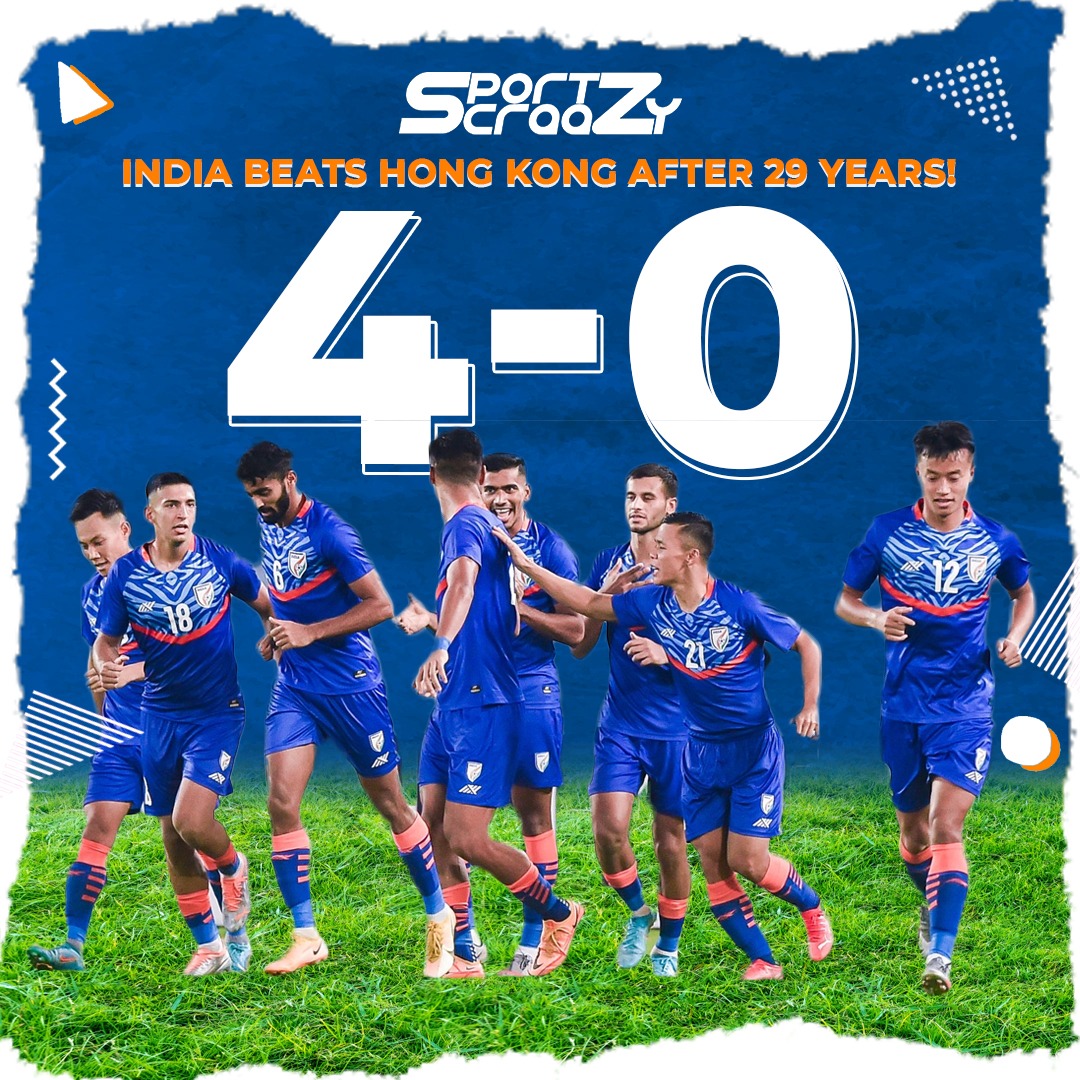 afc 2023 India vs Hongkong 