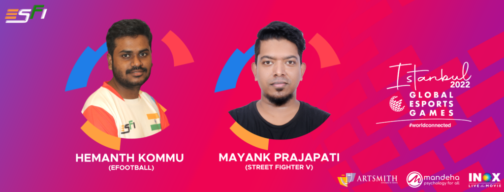 Indian Esports Contingent - Global Esports Games 2022