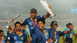 Mahela Jayawardene leads the Sri-Lankan team towards 2014 T20 world cup triumph