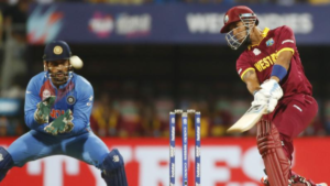 Lendl Simmons against India during 2015 T20 world cup