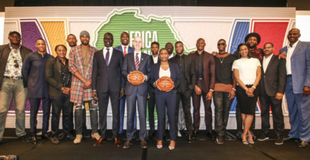 NBA Africa Group photo