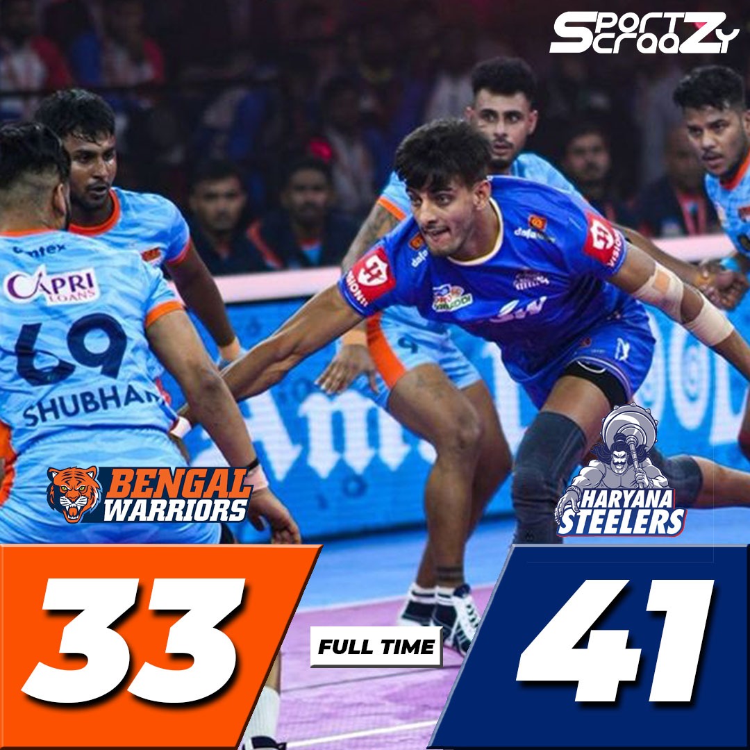 Haryana Steelers beat Bengal Warriors