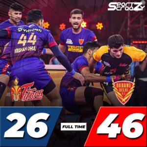 Telegu Titans Vs. Dabbang Delhi