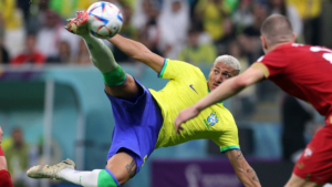 Brazil number 9 Richarlison did what even Pele couldn't do in FIFA World Cup history