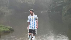 Fans from Kerala made Messi walk on water