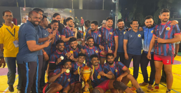 70th All India Railway Kabaddi Championship Final Central Railways beat Northern Railways by a huge difference