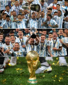 Argentina with Copa America, Finalissima and World cup