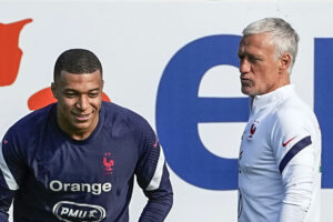 Mbappe and Deschamps