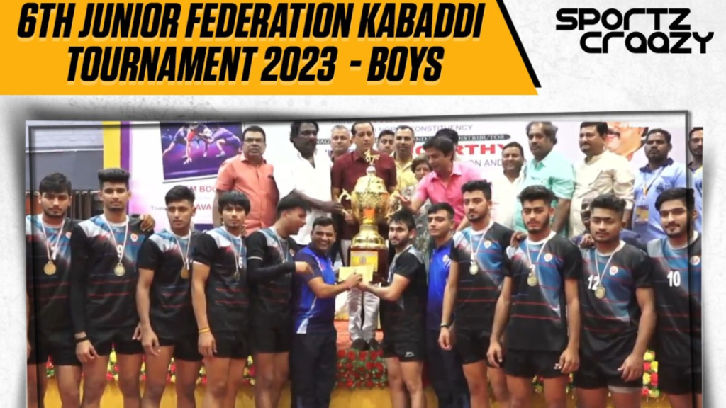 6th Junior Kabaddi Federation Tournament Final Haryana defeated SAI by 7 points
