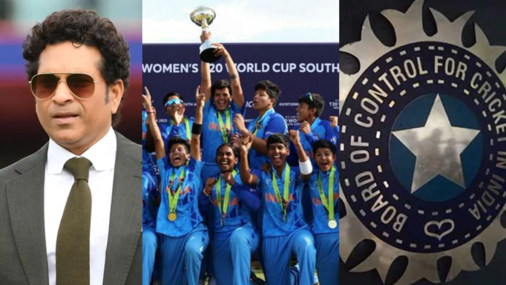 BCCI alongside Sachin Tendulkar will felicitate the U-19 Women's team! Find out When and Where