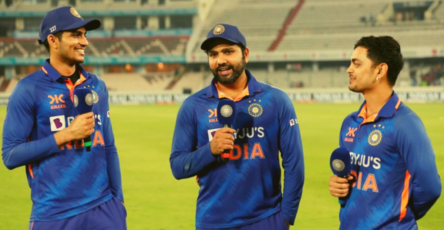 IND Vs NZ 1st ODI : Watch Rohit Sharma's hilarious question to Ishan Kishan and Shubhman Gill
