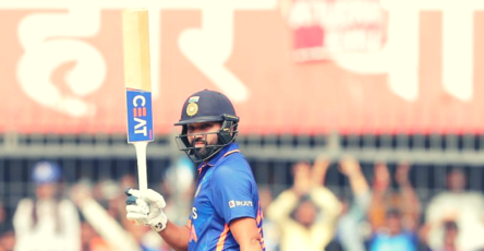 IND Vs NZ 3rd ODI : Rohit Sharma gets to his 49th half-century