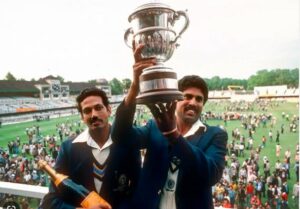 India with the 1983 Cricket World cup