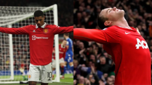 Manchester United Number 10 Marcus Rashford scores in 8 consecutive games