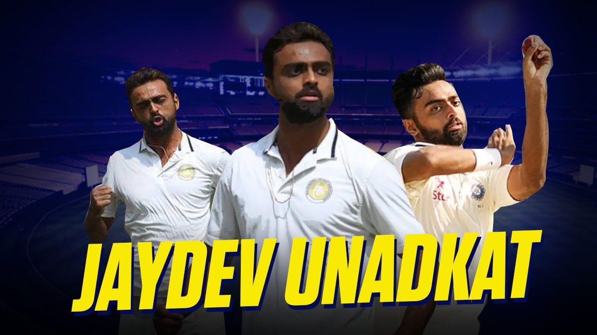 Jaydev Unadkat becomes first bowler in Ranji trophy to take a hat-trick in the first over of the match