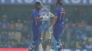 IND vs SL 1st ODI LIVE UPDATES: Indian batters run riot, set Sri Lanka a target of 374 runs