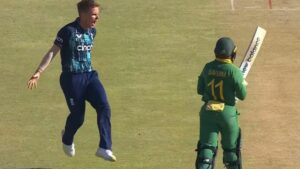 SA vs ENG ODI : Sam Curran's aggressive reaction goes viral on Social Media