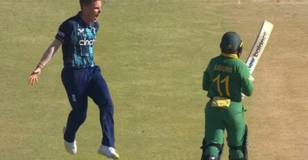 SA vs ENG ODI : Sam Curran's aggressive reaction goes viral on Social Media