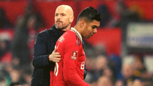 Football News Erik Ten Hag furious at VAR after Casemiro sees Red Card!