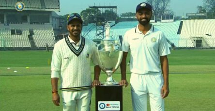 Ranji Trophy 202223 Final Saurashtra shines on Day 1 against Bengal at Eden Gardens