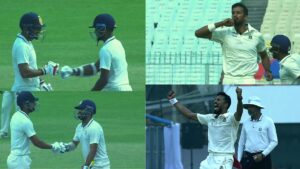 Ranji Trophy Final 2022/23 : Saurashtra take the lead through fifties from Harvik Desai, Sheldon Jackson and Arpit Vasavada!