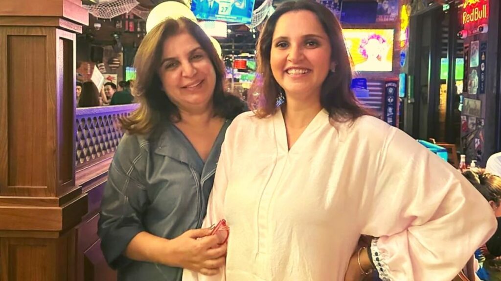 Watch : Sania Mirza and Bigg Boss 16 contestants dance to Deewangi Deewangi at Farah Khan's house party
