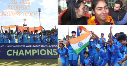 Watch : Indian U-19 World cup winning team greeted by fans at Delhi's IGI Airport