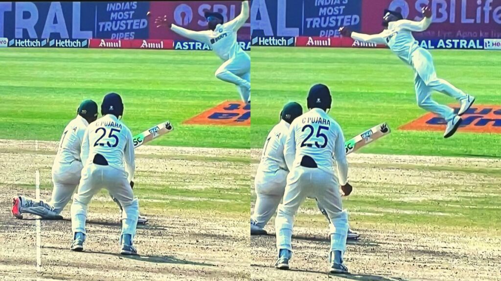 Watch KL Rahul pull off a phenomenal One-handed catch to remove Usman Khawaja!