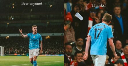Watch : Kevin De Bruyne sink in the hatred shown by Arsenal fans at the Emirates stadium!